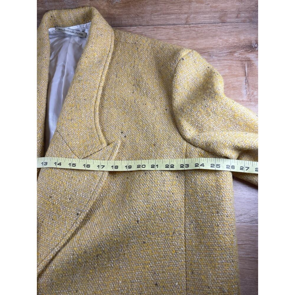 Authenticated Balenciaga Wool Blend Oversized Coat Jacket Chest 52 Retail $1500 - Picture 14 of 16